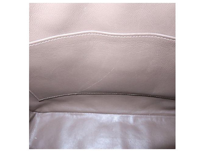 Borsa a spalla con catena CHANEL Matelasse Cavairskin Marrone Chiaro - vista 20