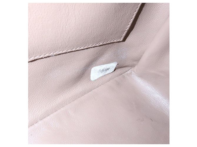 Borsa a spalla con catena CHANEL Matelasse Cavairskin Marrone Chiaro - vista 23