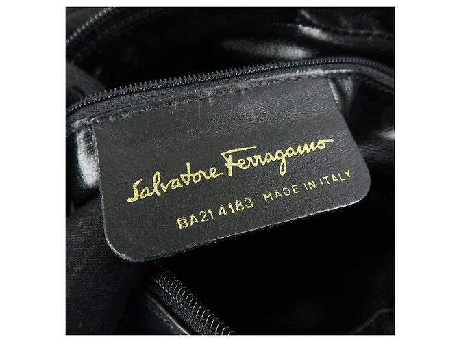 Salvatore Ferragamo Borsa a tracolla Ferragamo Vara in pelle Nero - vista 22