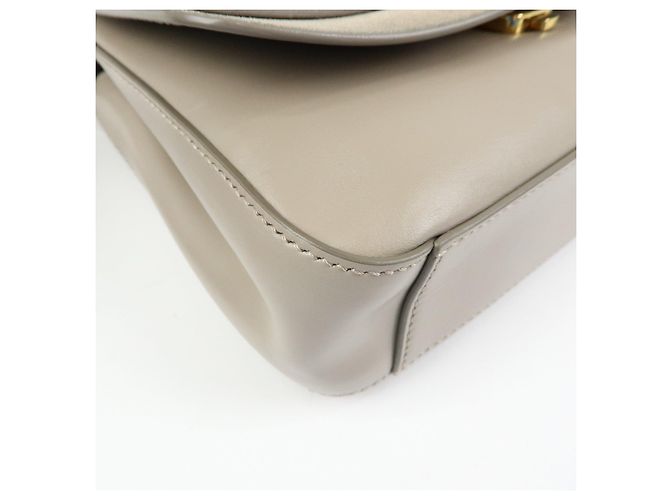 Chloé Chloe Chloe C Borsa a mano 2Way in pelle e camoscio Borsa a tracolla Greige - vista 8