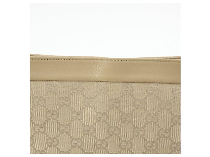 Borsa a tracolla e borsa a mano GUCCI GG Canvas Leather Beige 33900 - vista 17