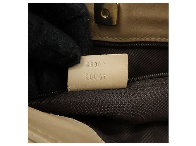 Borsa a tracolla e borsa a mano GUCCI GG Canvas Leather Beige 33900 - vista 23