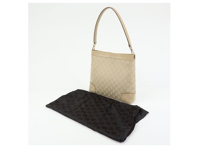 Borsa a tracolla e borsa a mano GUCCI GG Canvas Leather Beige 33900 - vista 24