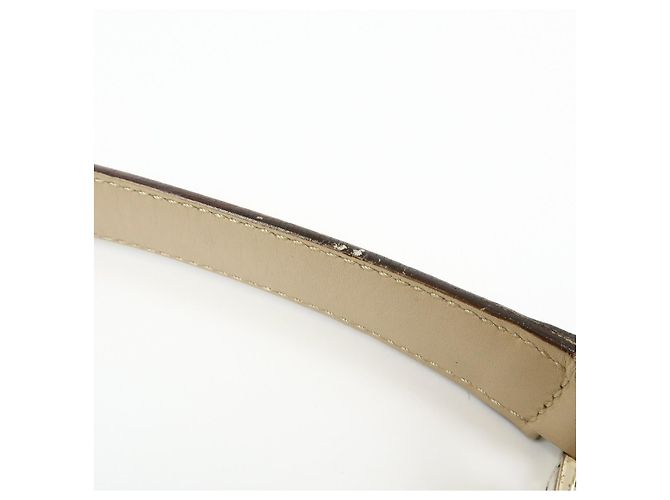 Borsa a tracolla e borsa a mano GUCCI GG Canvas Leather Beige 33900 - vista 9