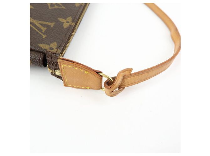 Louis Vuitton Monogram Pochette Accessoires Pouch Hand Bag M51980 - vista 10