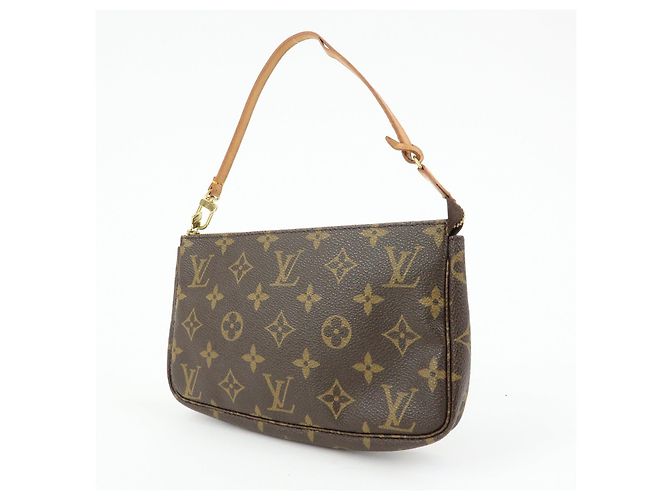Louis Vuitton Monogram Pochette Accessoires Pouch Hand Bag M51980 - vista 3