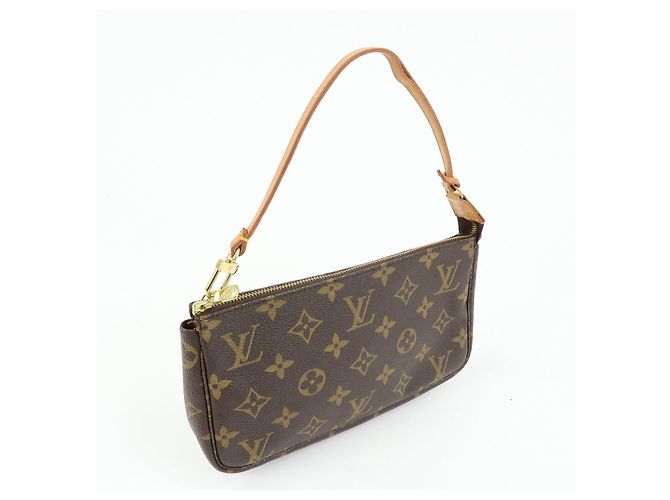Louis Vuitton Monogram Pochette Accessoires Pouch Hand Bag M51980 - vista 4
