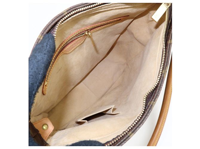 Borsa a tracolla Louis Vuitton Monogram Looping GM Brown M51145 - vista 21