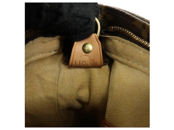 Borsa a tracolla Louis Vuitton Monogram Looping GM Brown M51145 - vista 24