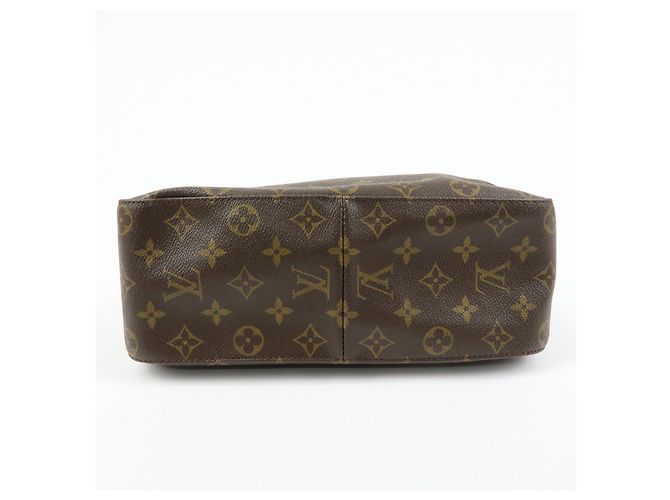 Borsa a tracolla Louis Vuitton Monogram Looping GM Brown M51145 - vista 5
