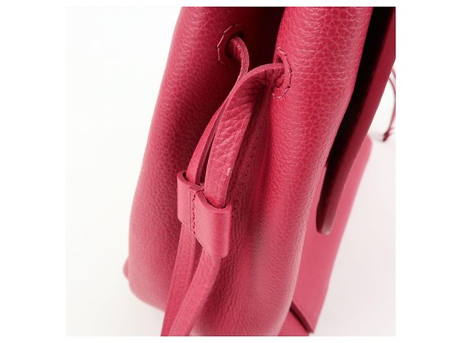 Louis Vuitton Lockme PM Borsa a mano e a tracolla in pelle Fuchsia M50360 - vista 14