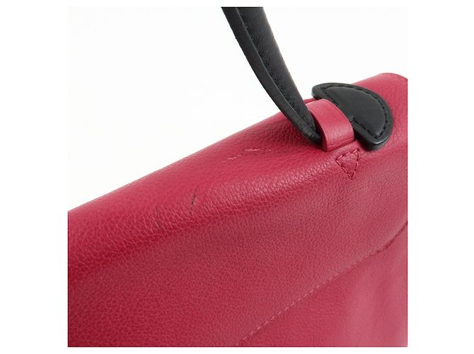 Louis Vuitton Lockme PM Borsa a mano e a tracolla in pelle Fuchsia M50360 - vista 18