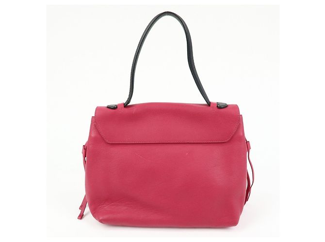 Louis Vuitton Lockme PM Borsa a mano e a tracolla in pelle Fuchsia M50360 - vista 2
