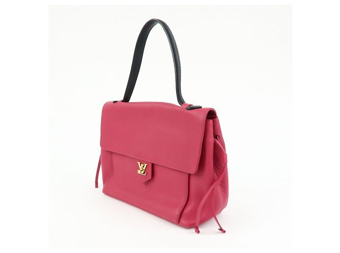 Louis Vuitton Lockme PM Borsa a mano e a tracolla in pelle Fuchsia M50360 - vista 3