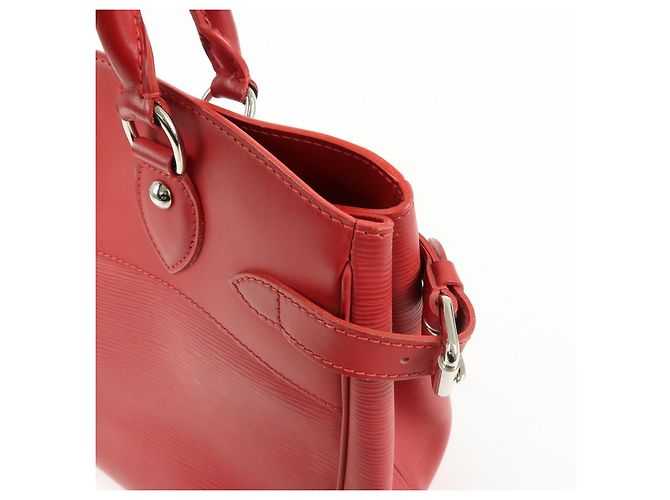Borsa a mano Louis Vuitton Epi Passy PM Tote Bag Rouge M5926E - vista 14