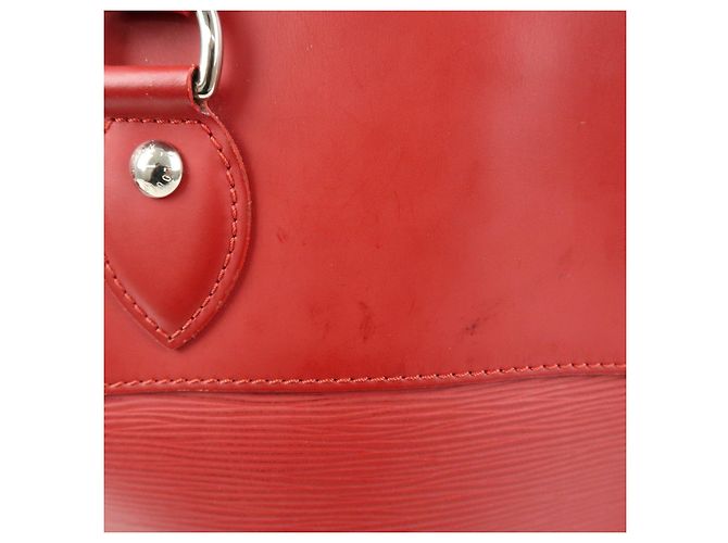 Borsa a mano Louis Vuitton Epi Passy PM Tote Bag Rouge M5926E - vista 17
