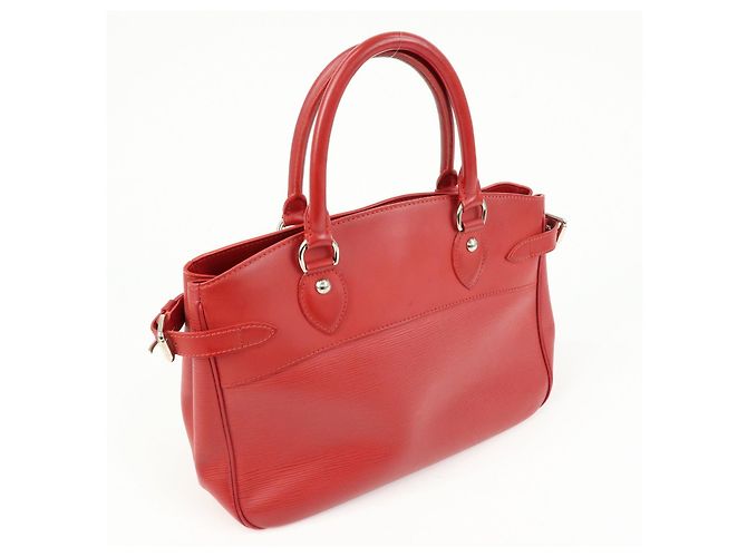 Borsa a mano Louis Vuitton Epi Passy PM Tote Bag Rouge M5926E - vista 4