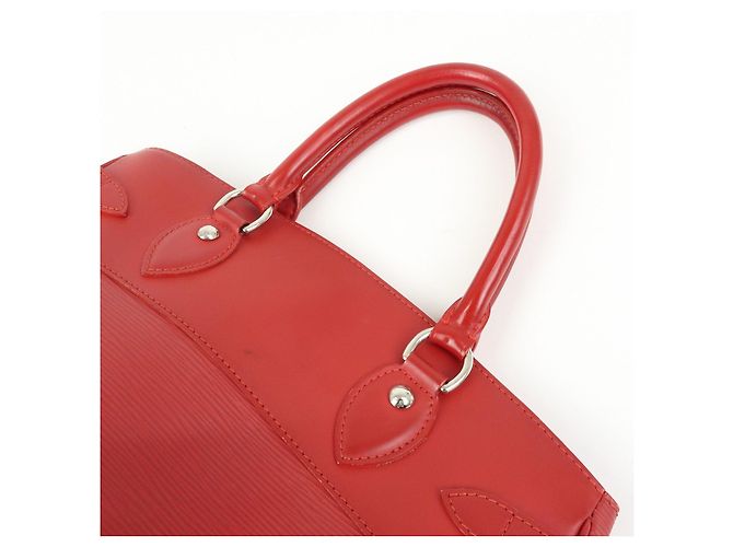 Borsa a mano Louis Vuitton Epi Passy PM Tote Bag Rouge M5926E - vista 6