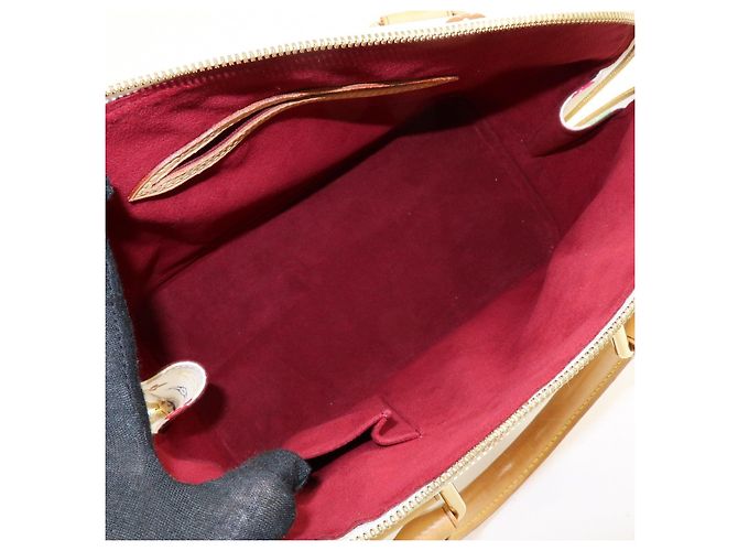Borsa a mano Louis Vuitton Monogram Multicolor Alma PM Blanc M92647 - vista 21