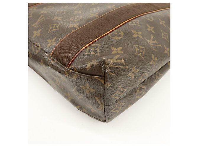 Borsa Tote Cabas Beaubourg Monogram Louis Vuitton Marrone M53013 - vista 11