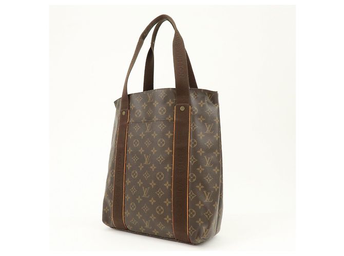 Borsa Tote Cabas Beaubourg Monogram Louis Vuitton Marrone M53013 - vista 3