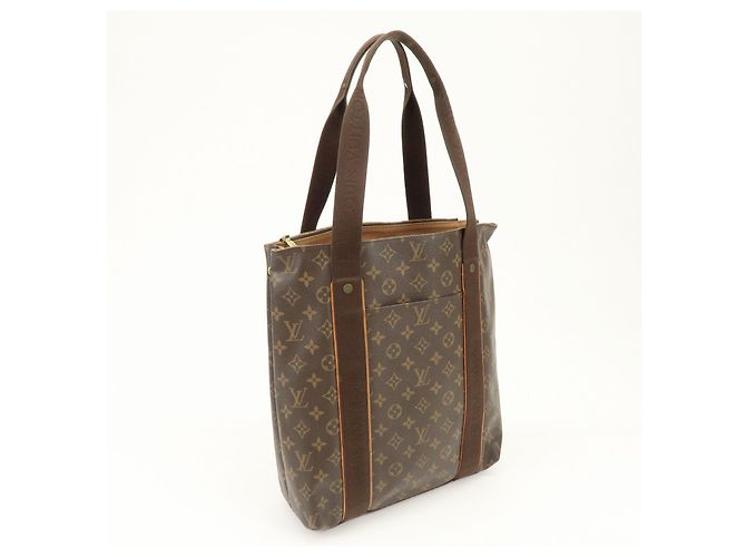 Borsa Tote Cabas Beaubourg Monogram Louis Vuitton Marrone M53013 - vista 4