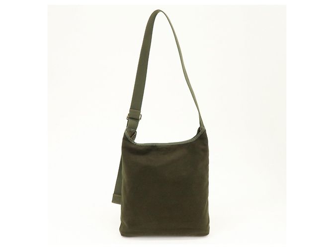Autre Marque HUNTING WORLD Borsa a tracolla in tela e camoscio Borsa a tracolla Khaki Yellow - vista 2