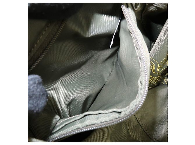 Autre Marque HUNTING WORLD Borsa a tracolla in tela e camoscio Borsa a tracolla Khaki Yellow - vista 23