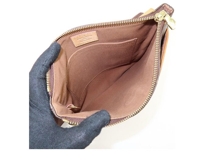 Louis Vuitton Monogram Pochette Valmy Shoulder Bag Brown M40524 - vista 19
