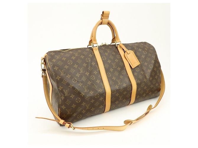 Louis Vuitton Monogram Keep All Bandouliere 55 Boston Bag M41414 - vista 4