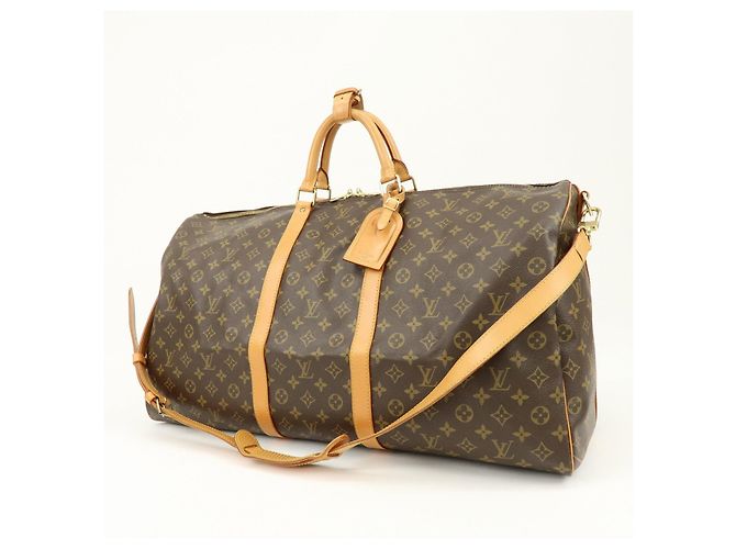 Louis Vuitton Monogram Keep All Bandouliere 60 Boston Bag M41412 - vista 3