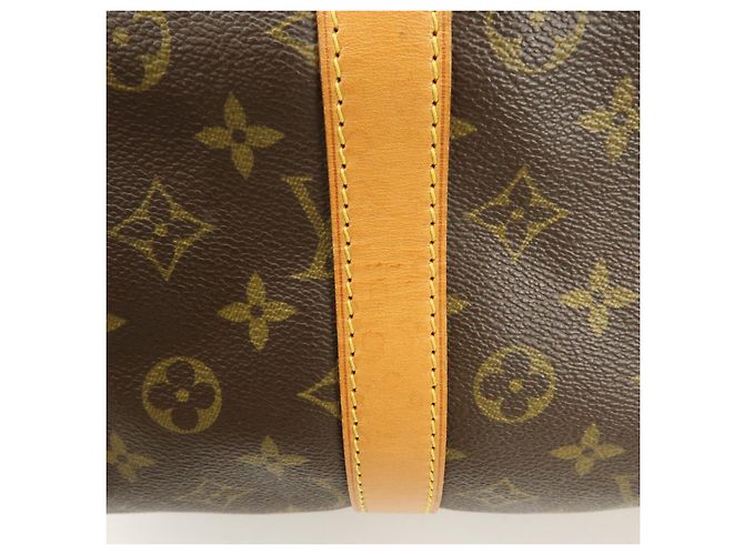 Louis Vuitton Monogram Keep All Bandouliere 55 Borsa Boston M41414 - vista 19