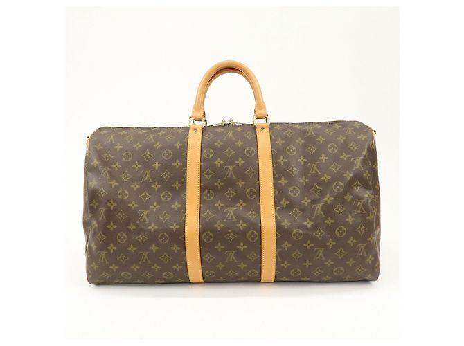 Louis Vuitton Monogram Keep All Bandouliere 55 Borsa Boston M41414 - vista 2