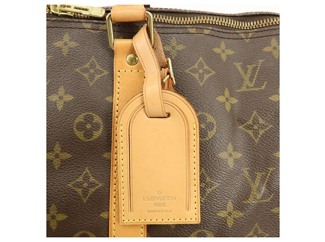 Louis Vuitton Monogram Keep All Bandouliere 55 Borsa Boston M41414 - vista 20