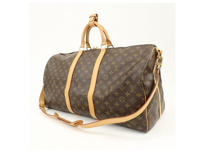 Louis Vuitton Monogram Keep All Bandouliere 55 Boston Bag M41414 - vista 3