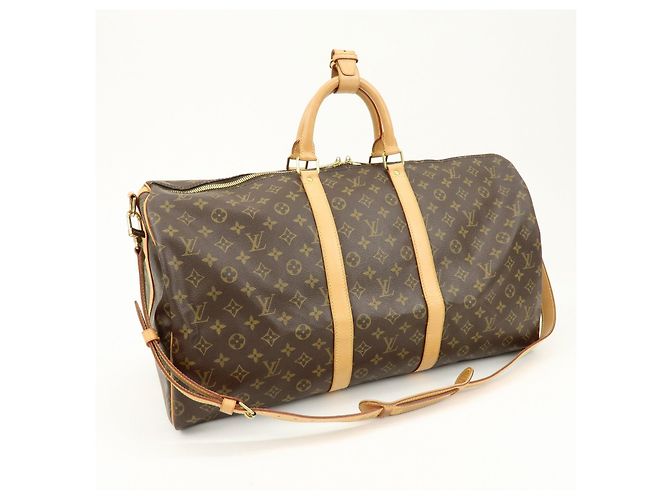 Louis Vuitton Monogram Keep All Bandouliere 55 Boston Bag M41414 - vista 4