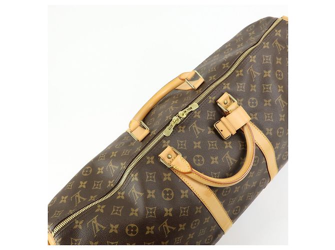 Louis Vuitton Monogram Keep All Bandouliere 60 Borsa Boston M41412 - vista 20