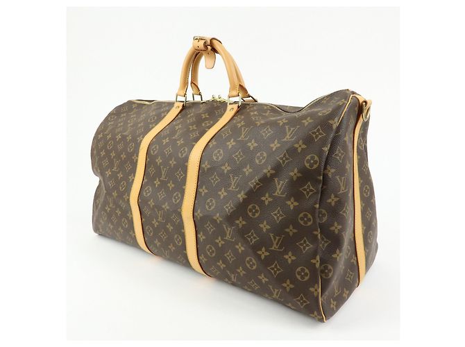 Louis Vuitton Monogram Keep All Bandouliere 60 Borsa Boston M41412 - vista 3