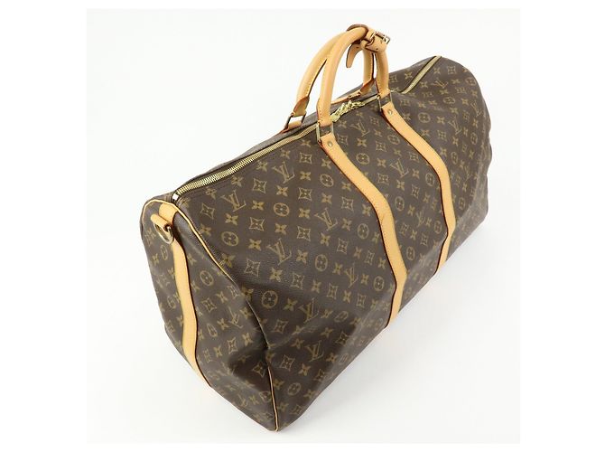 Louis Vuitton Monogram Keep All Bandouliere 60 Borsa Boston M41412 - vista 4