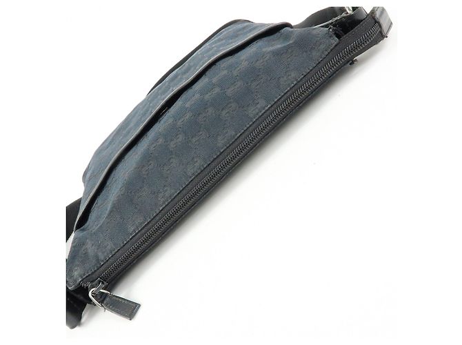 Borsa a tracolla e borsa a spalla GUCCI GG Canvas Leather Nera 145857 - vista 16