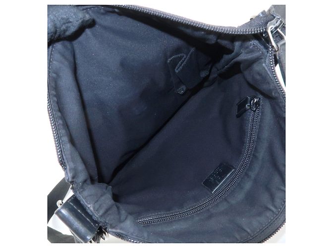 Borsa a tracolla e borsa a spalla GUCCI GG Canvas Leather Nera 145857 - vista 19