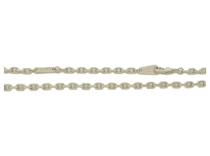 Collana Louis Vuitton in metallo laccato Bianco Giallo M00526 - vista 7