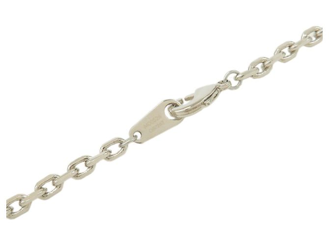 Collana Louis Vuitton in metallo laccato Bianco Giallo M00526 - vista 9