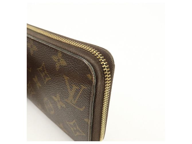 Louis Vuitton Monogram Canvas Zippy Long Wallet Brown M60017 - vista 10