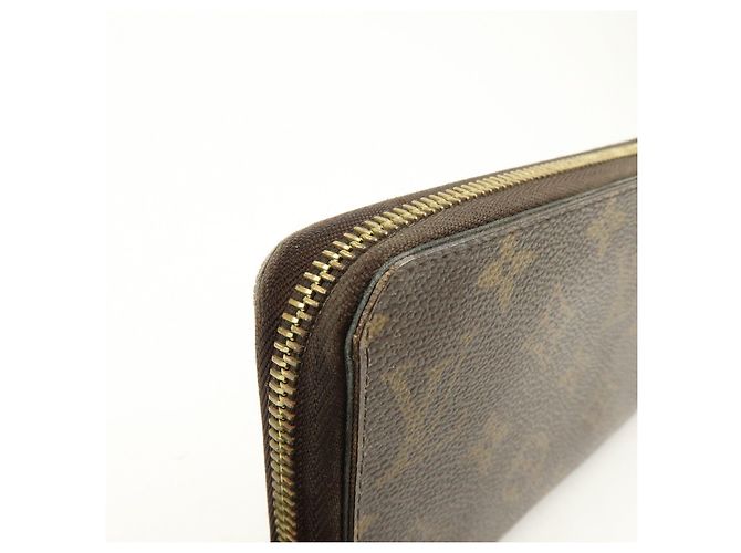 Louis Vuitton Monogram Canvas Zippy Long Wallet Brown M60017 - vista 11