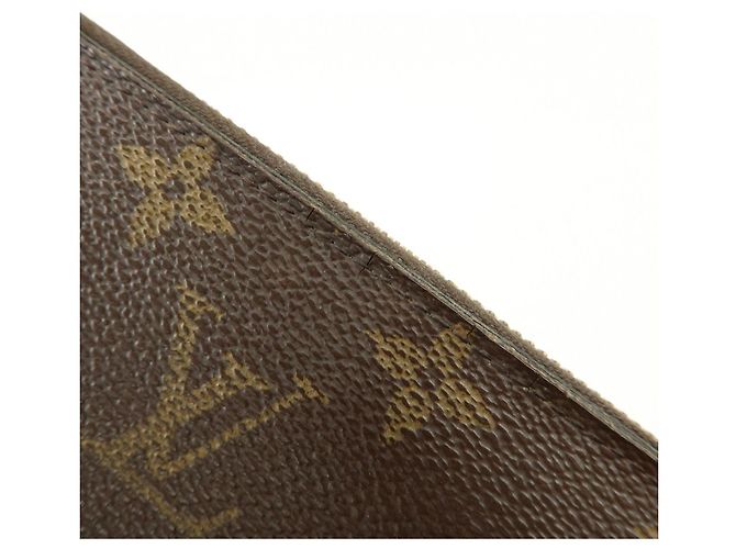 Louis Vuitton Monogram Canvas Zippy Long Wallet Brown M60017 - vista 14