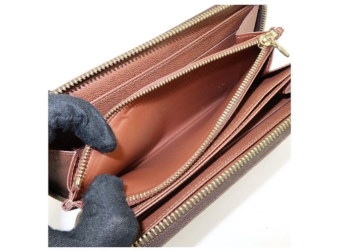 Louis Vuitton Monogram Canvas Zippy Long Wallet Brown M60017 - vista 16