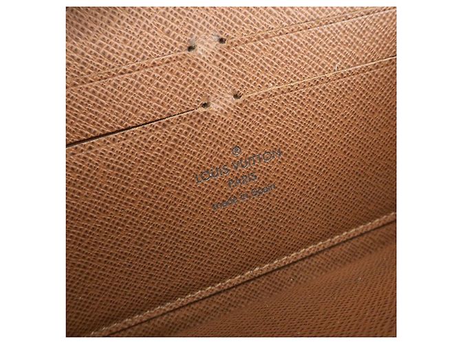Louis Vuitton Monogram Canvas Zippy Long Wallet Brown M60017 - vista 20