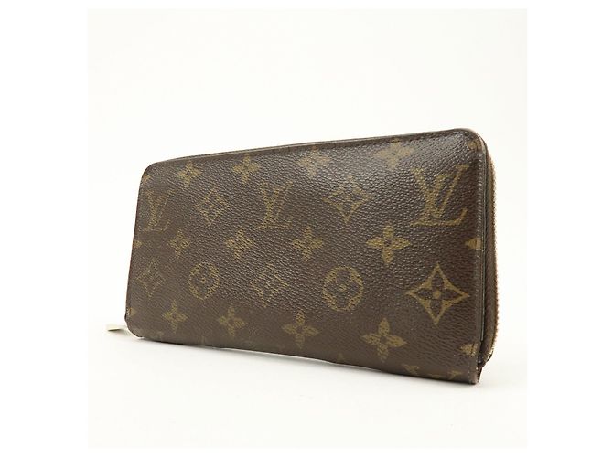 Louis Vuitton Monogram Canvas Zippy Long Wallet Brown M60017 - vista 3