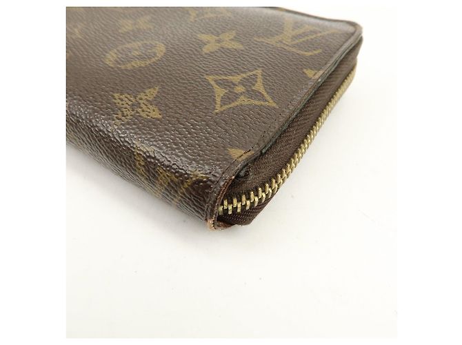 Louis Vuitton Monogram Canvas Zippy Long Wallet Brown M60017 - vista 7